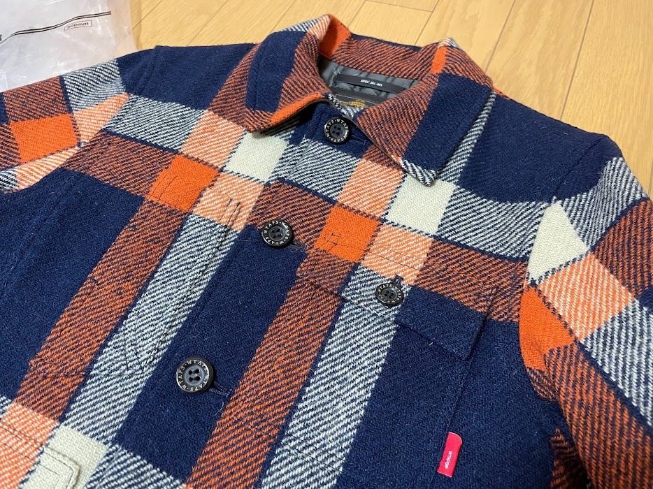即決 11AW WTAPS LUMBER JACK JACKET NAVY S HARRIS TWEED 112GWDT