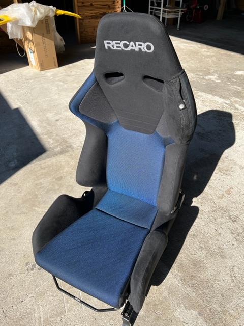 上物 助手席使用少ない レカロSR6 美品 正規品 RECARO SR-6 GK100S BL／BK セミバケットシート セミバケ レカロシート レカロ