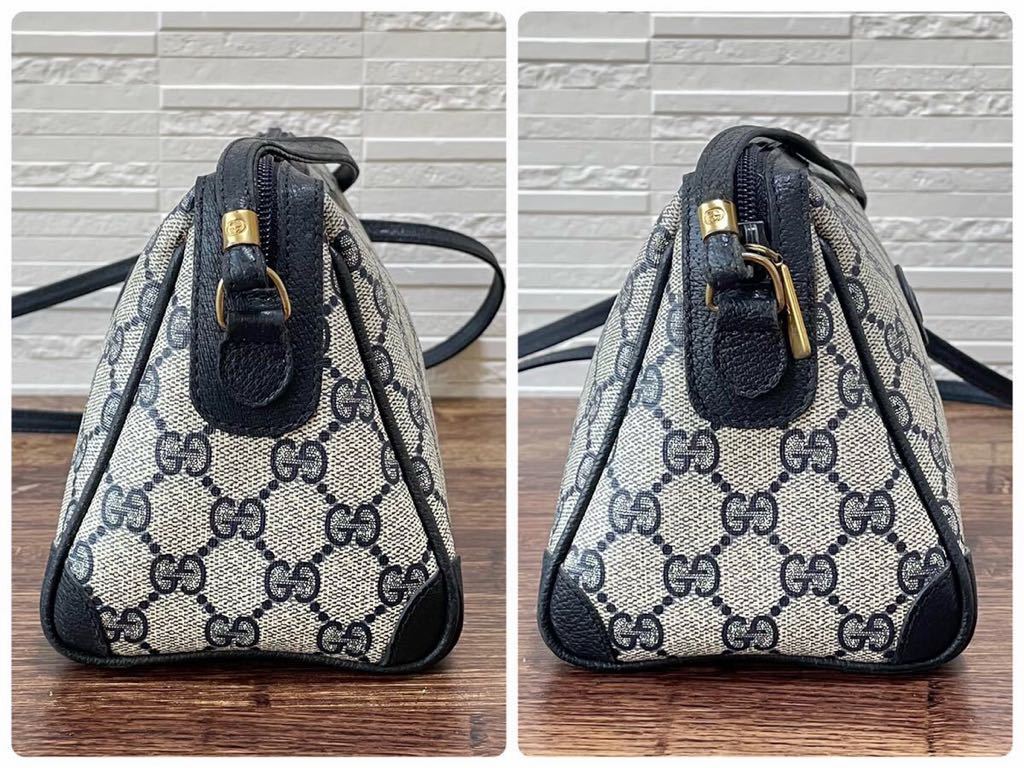 1円 美品 GUCCI オールド グッチ ショルダー バッグ ポシェット GG