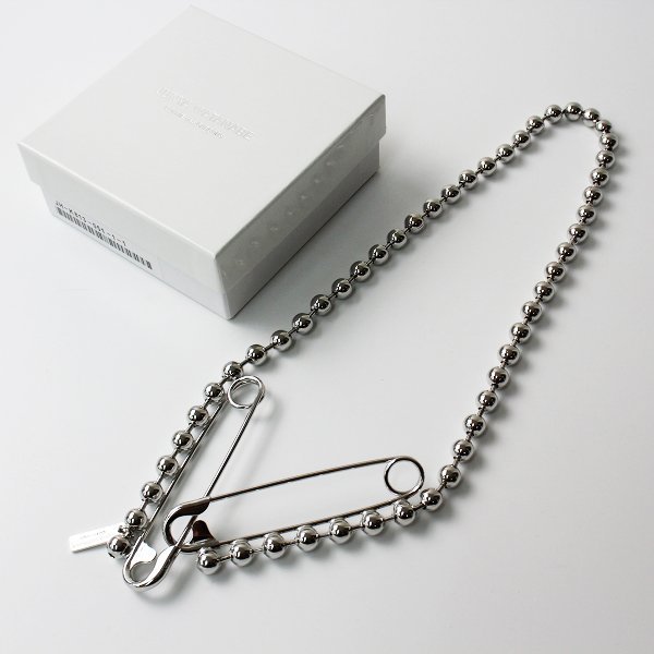 SALE 新品 JUNYA WATANABE セーフティピンボールチェーンネックレス