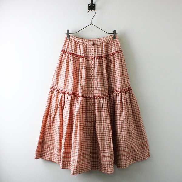 人気ブランドを HOUSE PINK 美品 ピンクハウス 前ボタン
