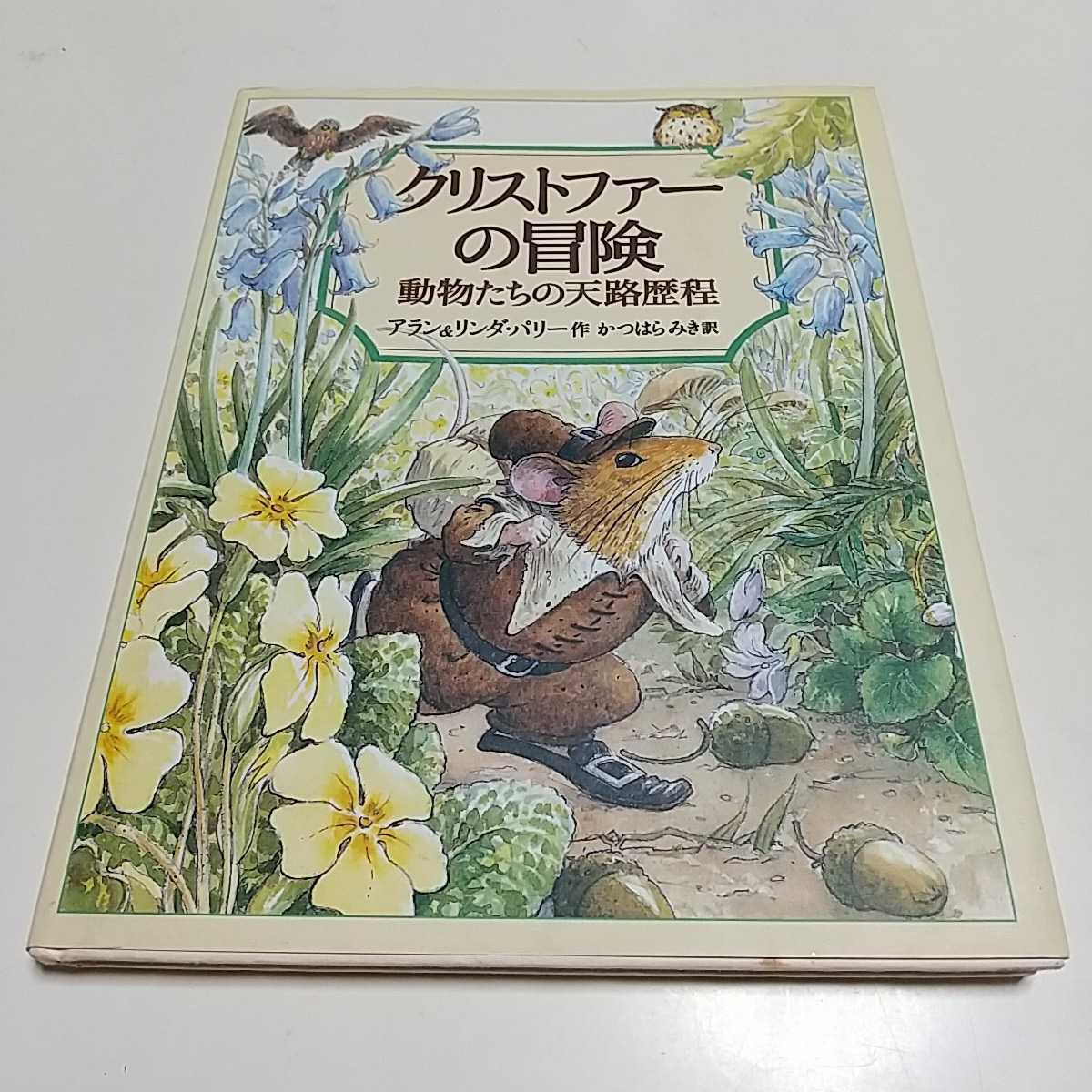 クリストファーの冒険 動物たちの天路歴程 アラン&リンダ・パリー かつはらみき フォレストブックス 絵本 ※表紙によごれ_画像1