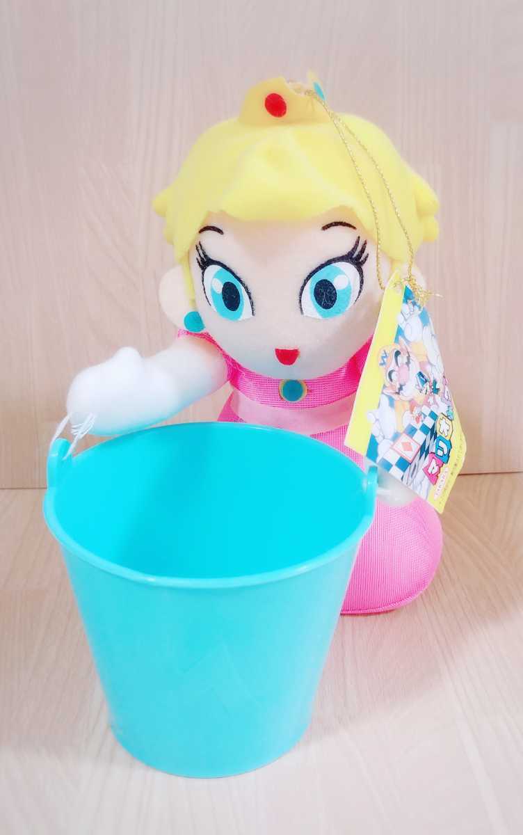 【希少・レア】当時物 タカラ SFC マリオとワリオ ピーチ姫 ぬいぐるみ レトロゲーム フィギュア スーパーファミコン グッズ 任天堂_画像1