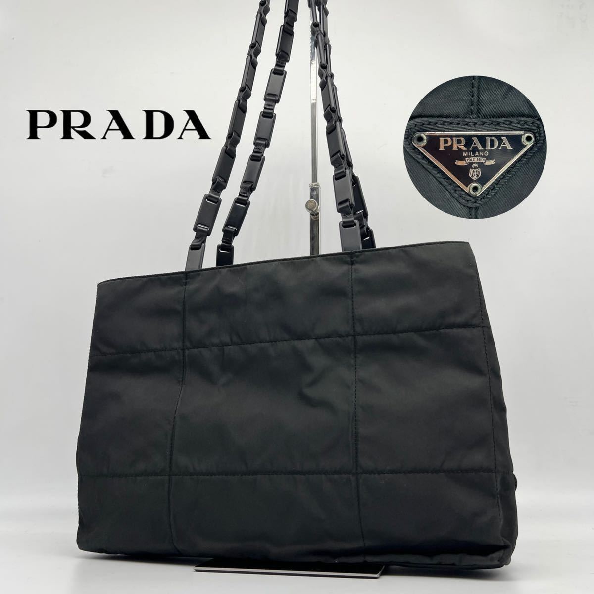 送料無料価格 専用 PRADA⭐プラチェーンショルダーバッグ | narcissia