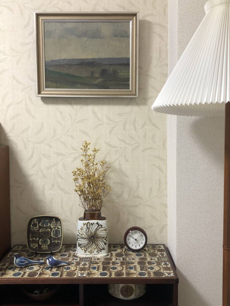 売上実績NO.1 北欧デンマーク 美術品 油絵 風景画 北欧ヴィンテージ