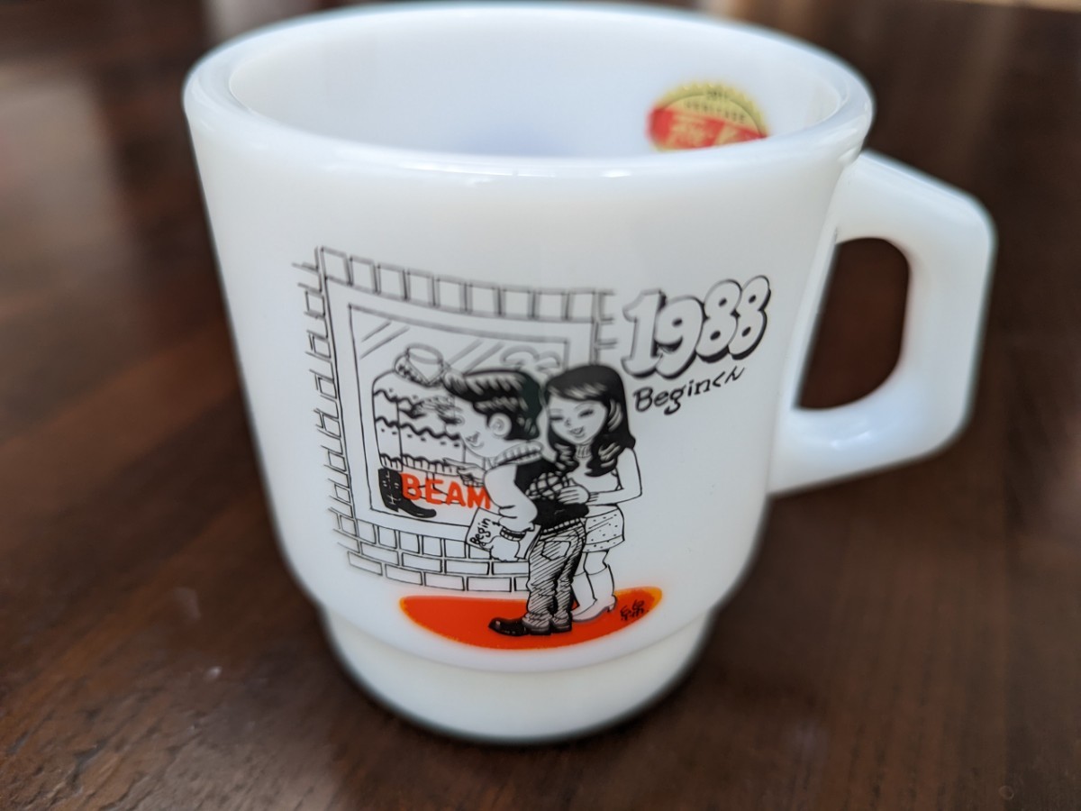 ビームス×ファイヤーキング×ビギン25周年 Dハンドルマグカップ ビームス×ファイヤーキング×ビギン25周年 Dハンドルマグカップ