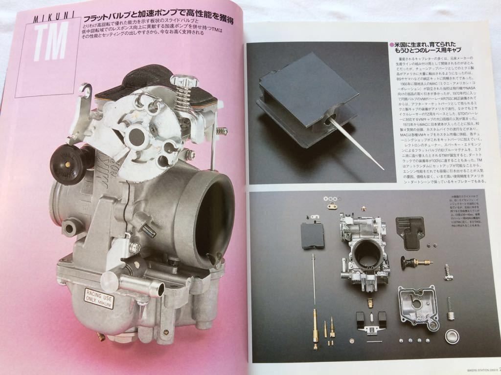  free shipping *CR FCR TMR TMterorutoa maru S&S carburetor / Kawasaki Z1 cab 4 kind comparison / Serow 225 original BST disassembly maintenance #BIKERS STATION