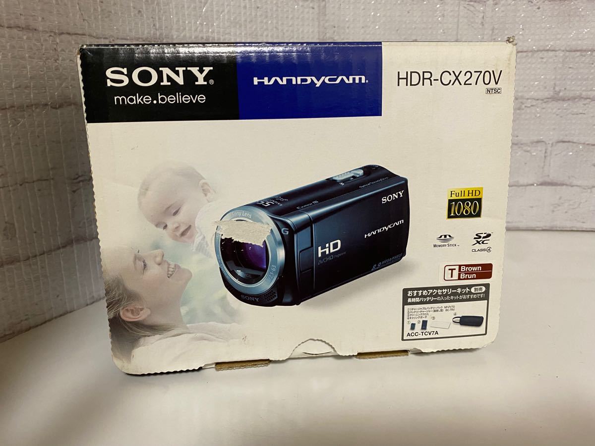 ソニー ハンディカム ビデオキャプチャー HDR-CX270V ビデオカメラ