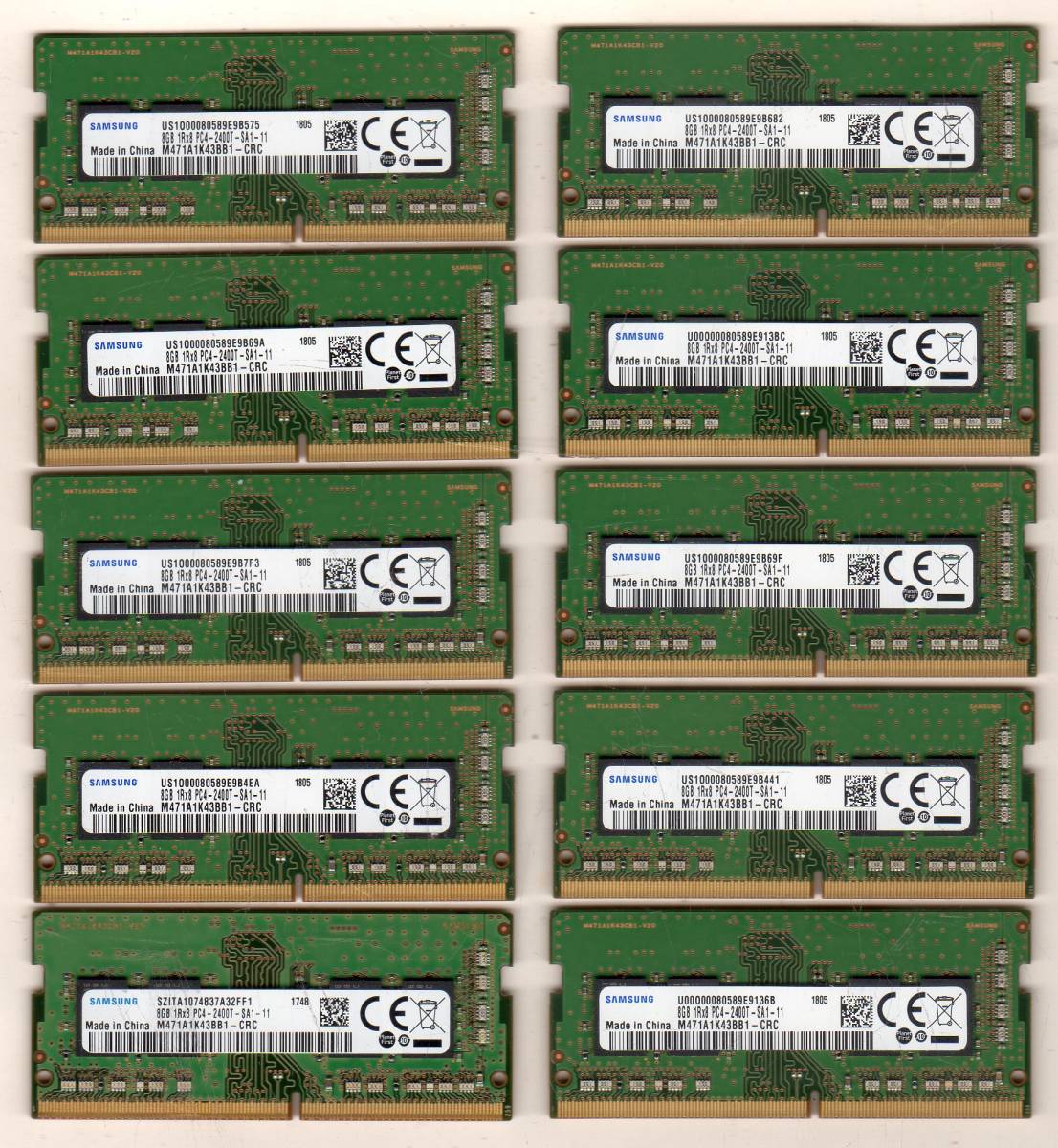 ノートPC用メモリ  8GB PC4-2400T-SA1-11