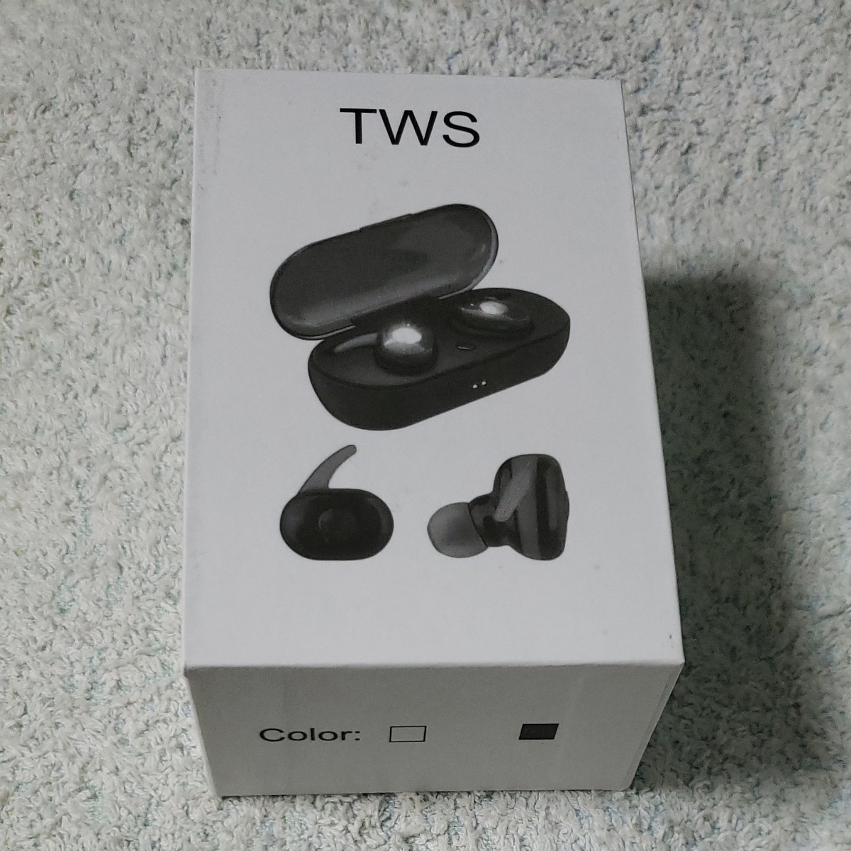 TWS　Bluetooth ワイヤレスイヤホン ブラック 新品未使用品