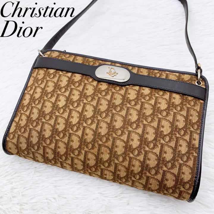 Christian Dior ワンショルダーバッグ トロッター ロゴ金具 www.bia