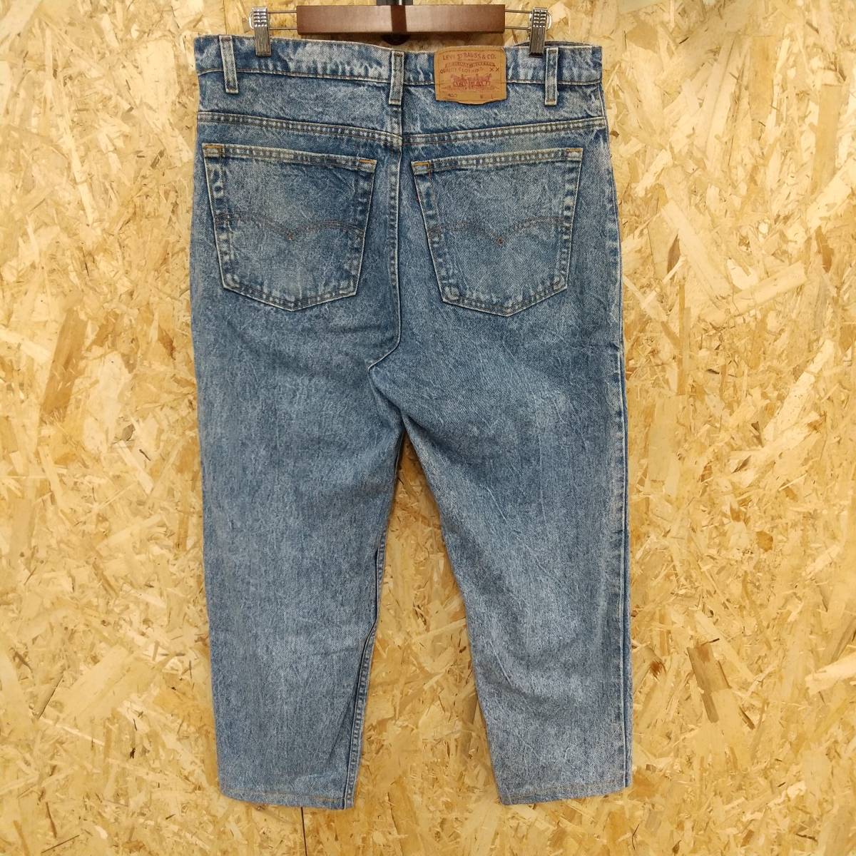 HB823【2003】LEVI'S 550 リラックスフィット デニムパンツ W38 L32 ボタン裏650 古着 リーバイス ジーンズ【130102000022】_画像8