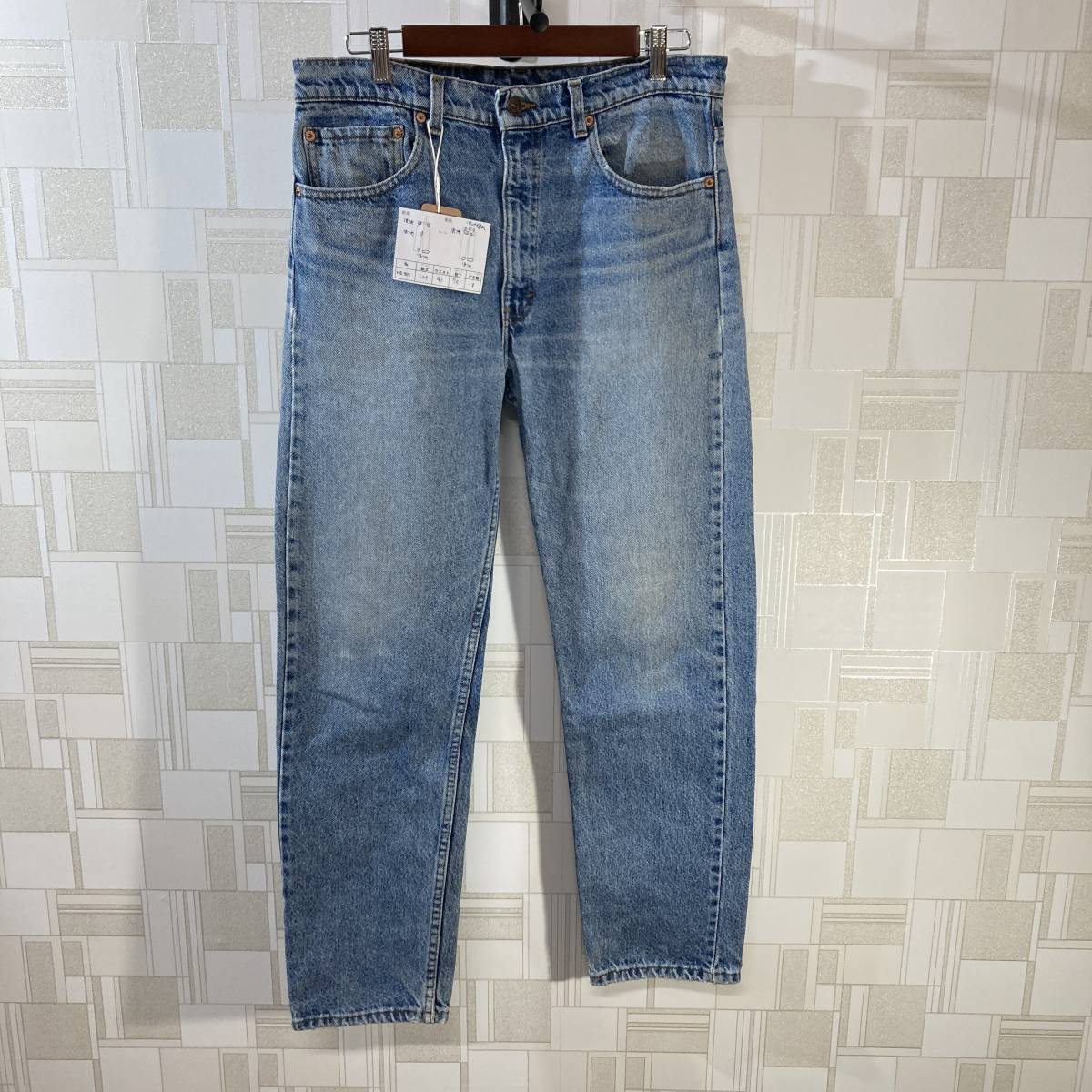 HB901【2003】Levi’ｓ 505 Ｗ34 Ｌ30 トップボタン裏527 内タグ欠損 インディゴ ジーンズ デニム 古着 リーバイス【130102000022】_画像1