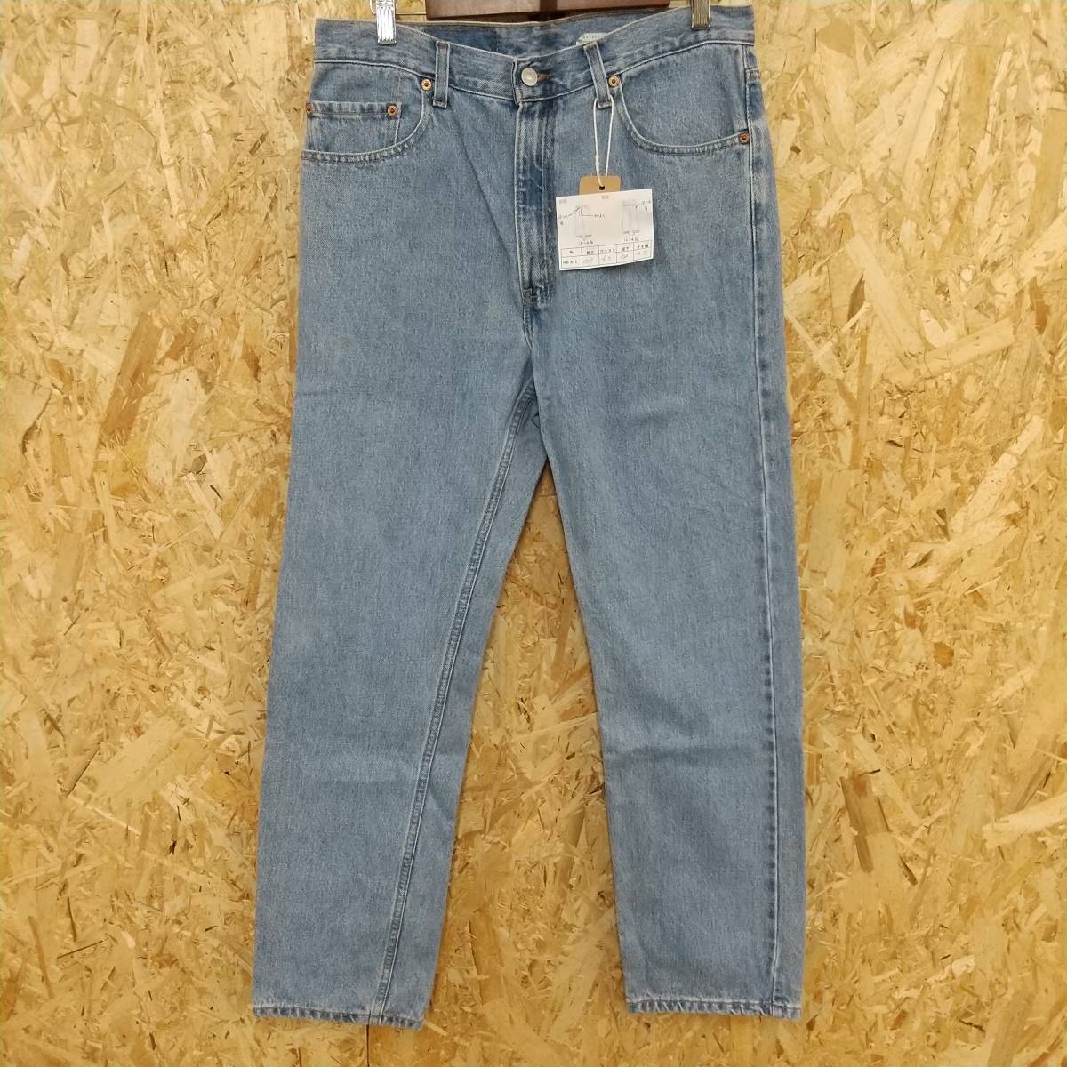 HB871【2003】LEVI'S 505 レギュラーフィット デニムパンツ W34 L32 ボタン裏919 古着 リーバイス ジーンズ【130102000022】_画像1