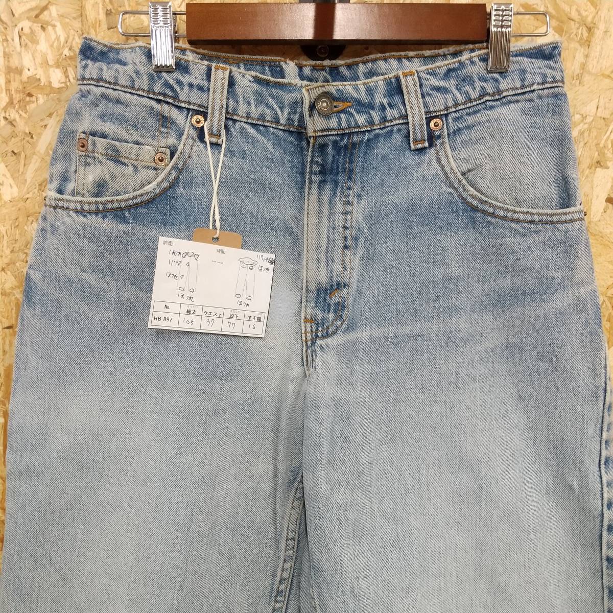 HB897【2003】LEVI'S 560 ルーズフィット テーパード デニムパンツ W30 L32 ボタン裏565 古着 リーバイス ジーンズ【130102000022】_画像2