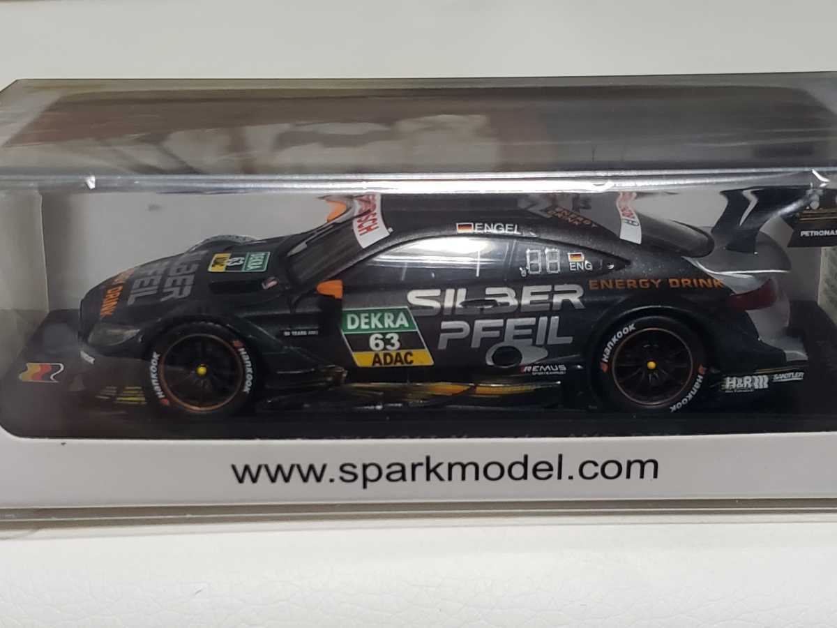 新品 1/43 スパーク SPARK MERCEDES BENZ - C-CLASS C63 AMG TEAM SILBERPFEIL ENERGY MOTORSPORT no.63 SEASON DTM 2017 M.ENGEL