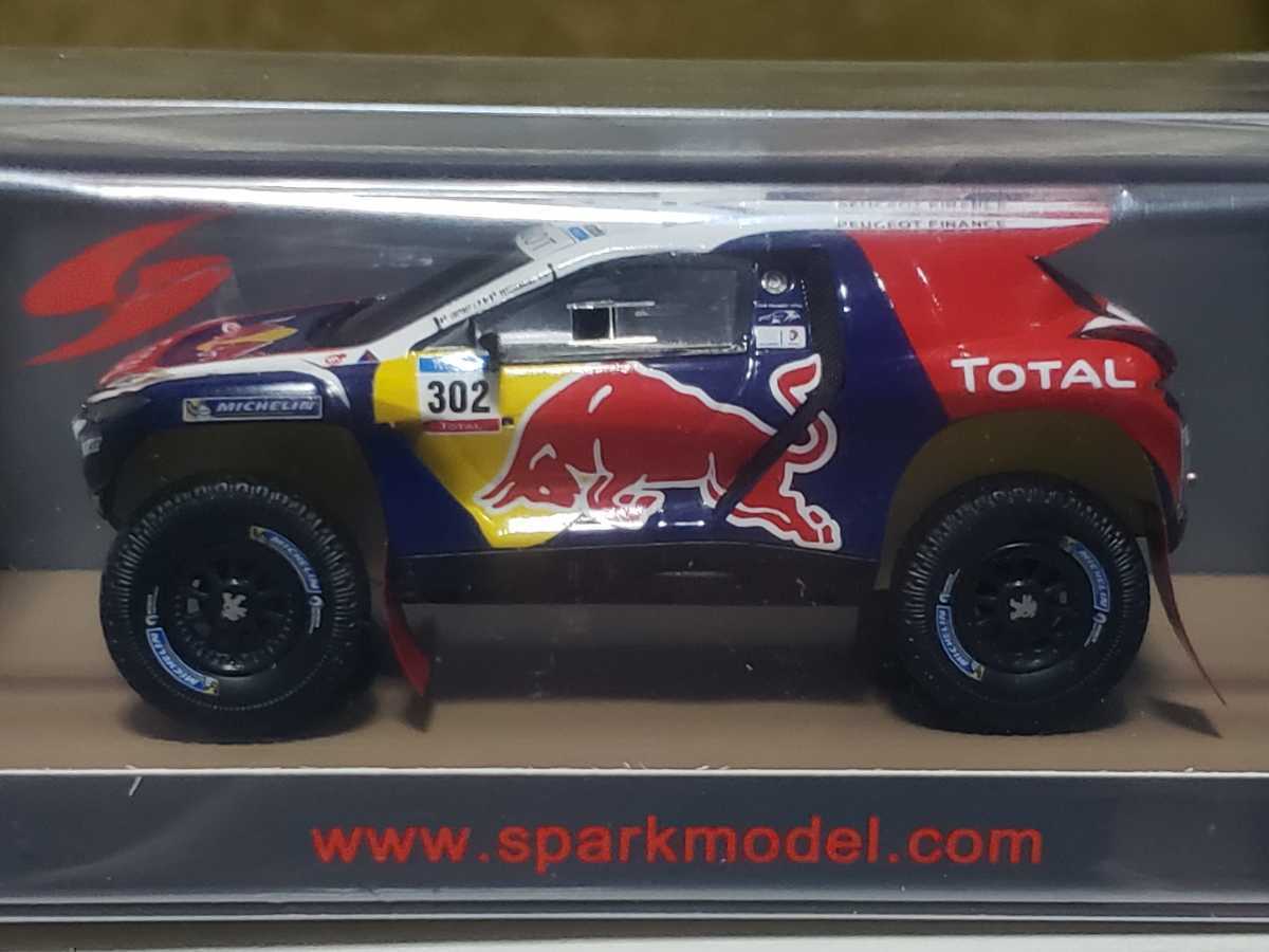 6113円 新品 1/43 スパーク SPARK Peugeot DKR No.302 Dakar 6113円 新品 1/43 スパーク SPARK Peugeot DKR No.302 Dakar