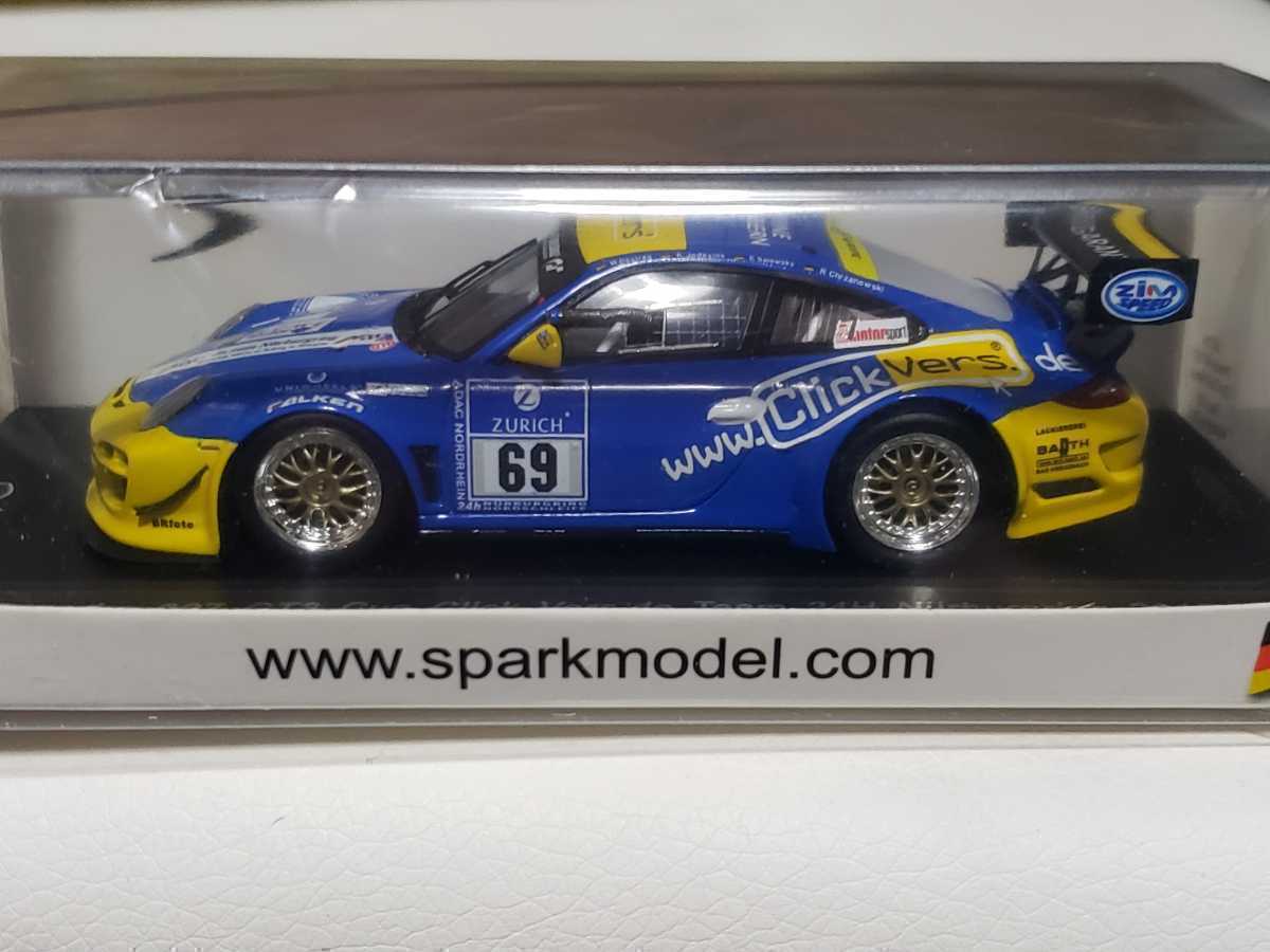 新品 1/43 スパーク SPARK PORSCHE 911 997-2 GT3 CUP CLICK VERS.DE no.69 24h NURBURGRING 2015 DESTREE JODEXNIS SALEWSKY CHRZANOWSKI