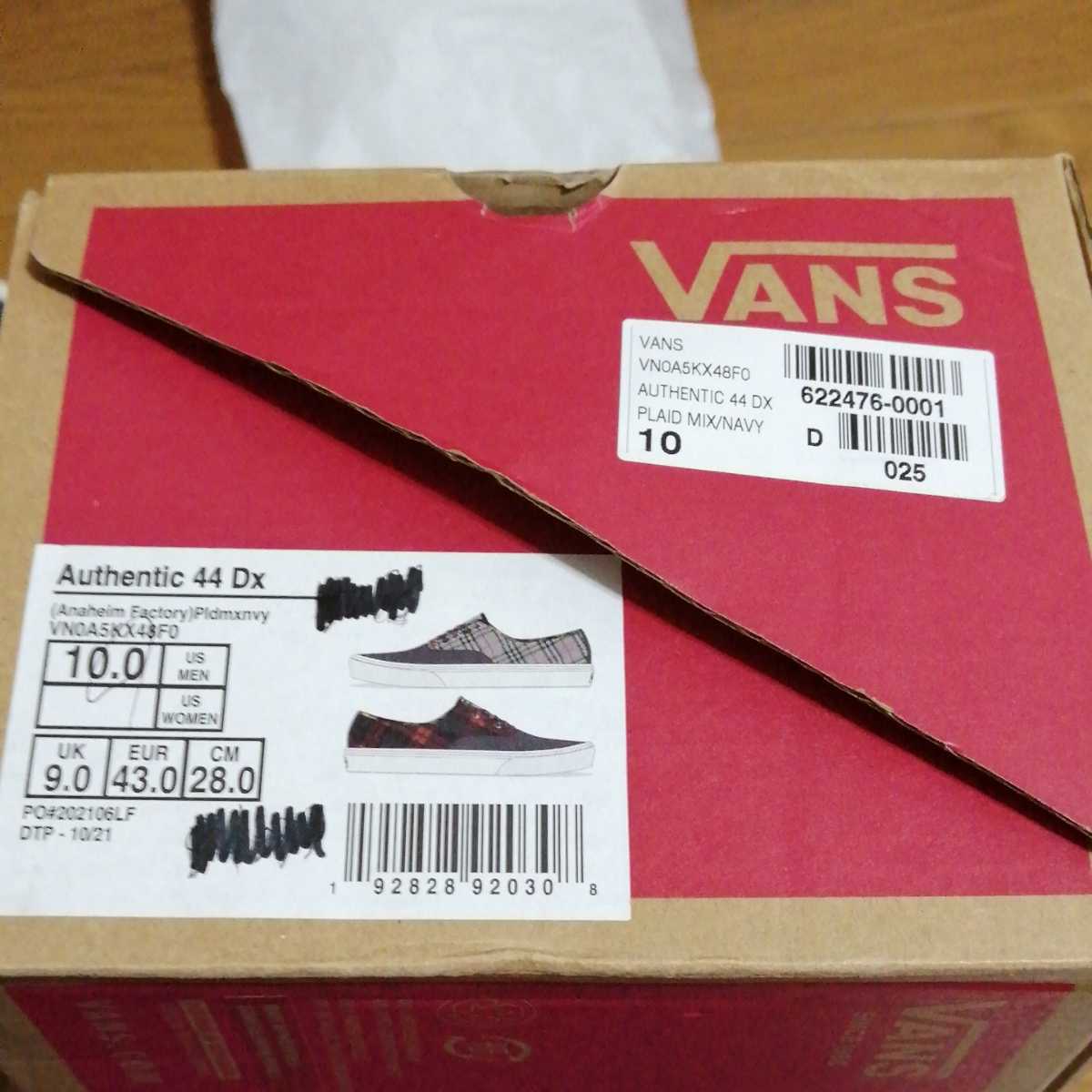  VANS Authentic 44DX Anaheim Factory 28cm バンズ _画像8