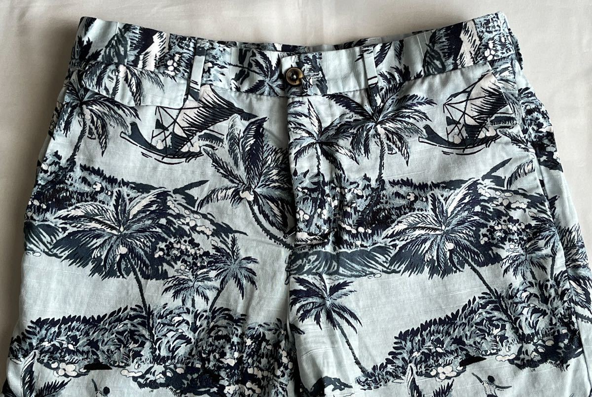 PT TORINO ピーティートリノ サイズ 42 XS〜S コットン 100% ショート パンツ ライトブルー系 BERMUDA FIT ハーフパンツ_画像2