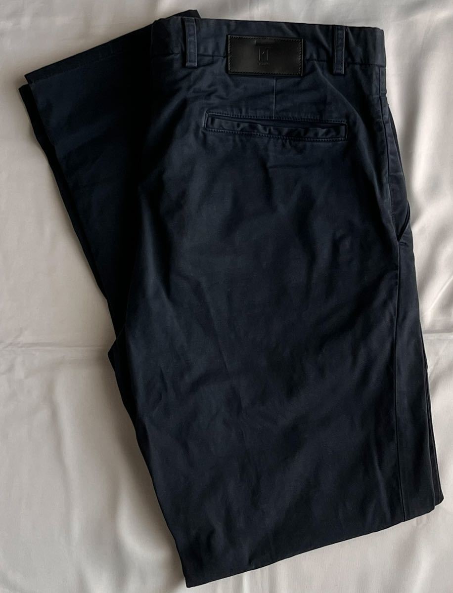 PT TORINO ピーティートリノ サイズ 32 コットン　パンツ ネイビー系 M～L カラーパンツ スラックス 綿