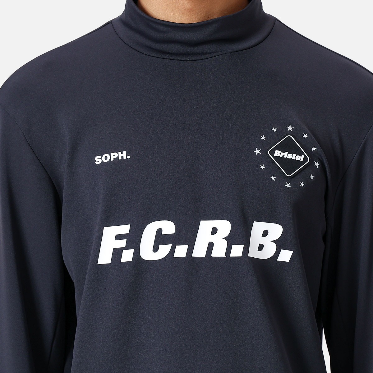 F.C.Real Bristol　L/S WIND PROOF MOCK NECK TOP