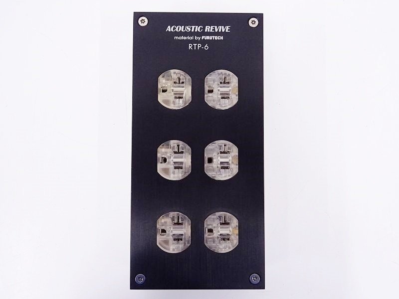 ACOUSTIC REVIVE RTP-6 6口電源タップ 電源ケーブル付 アコースティックリバイブ012773006 RTP-6N