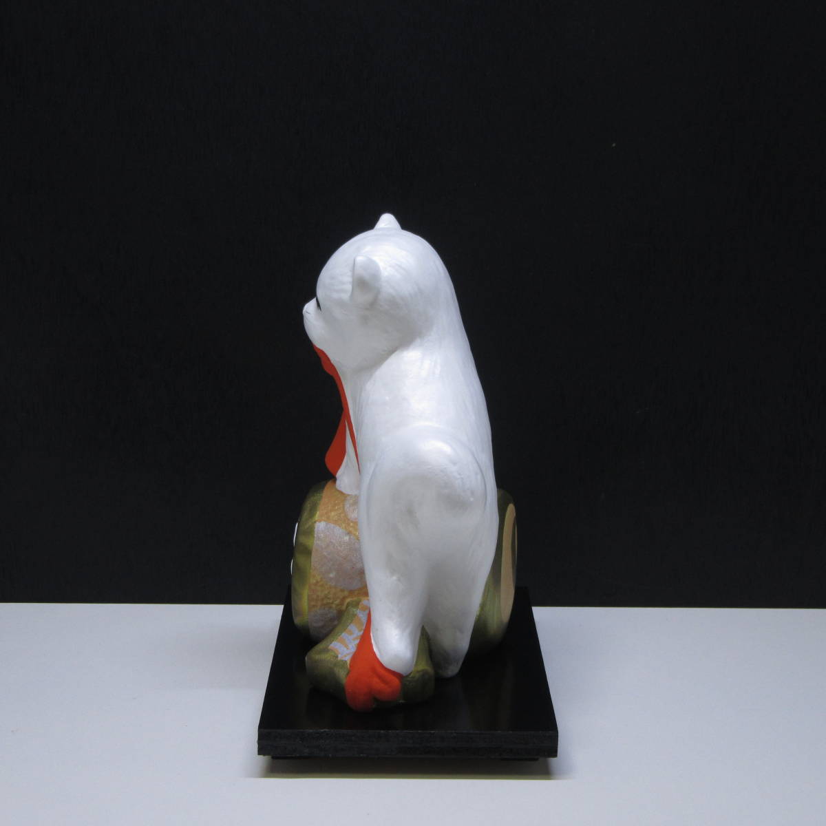 【 その他・置物 】 伝統工芸品 1981年製 『 博多人形 犬の置物 』 日本人形 置物 陶器 インテリア 戌の画像2