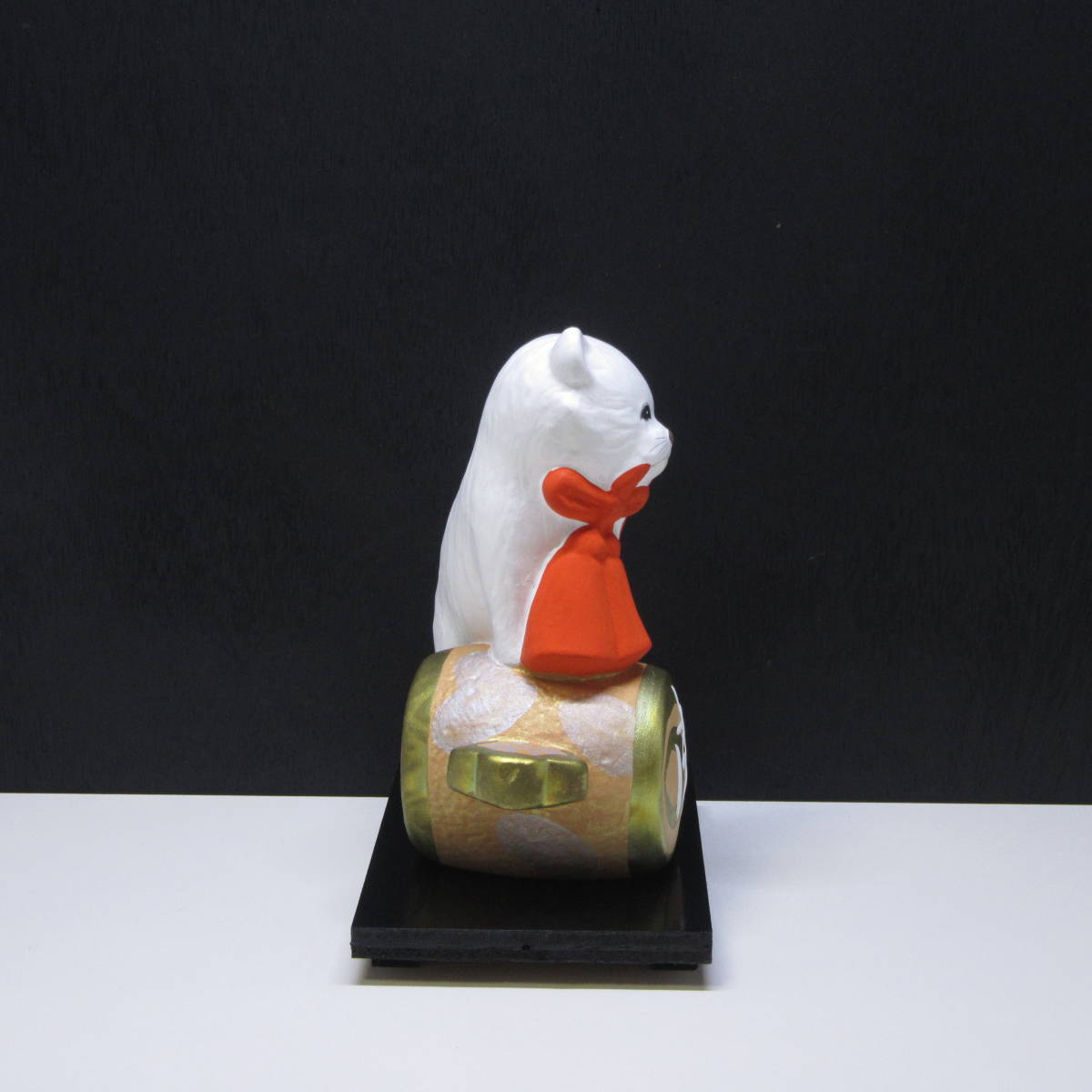 【 その他・置物 】 伝統工芸品 1981年製 『 博多人形 犬の置物 』 日本人形 置物 陶器 インテリア 戌の画像4