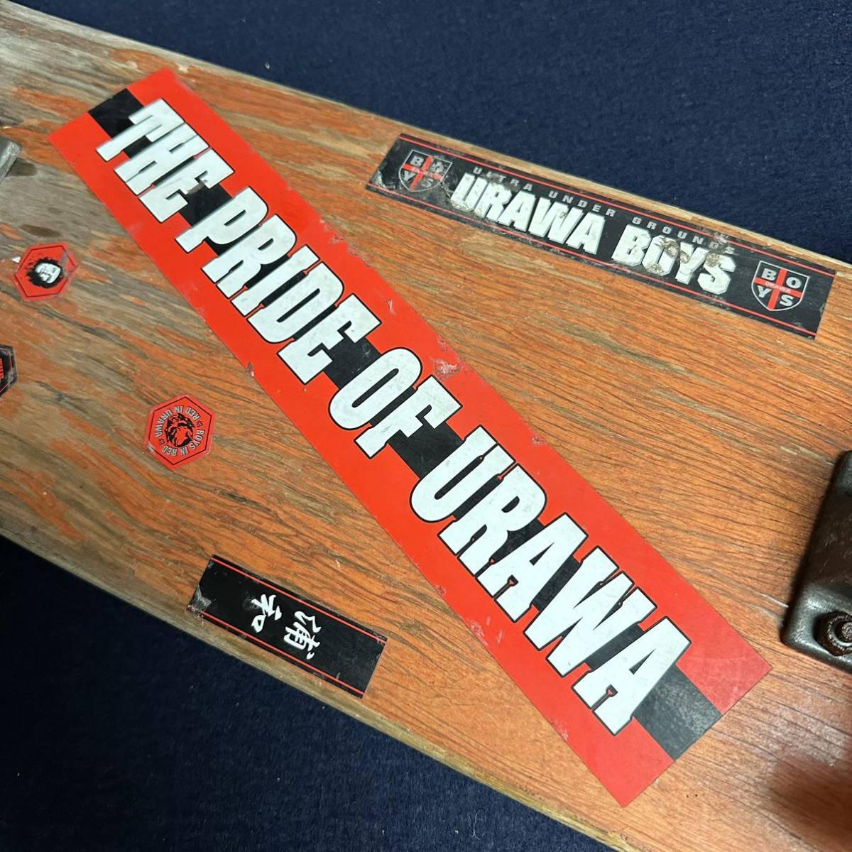 [DM616] スケートボード スケボー メーカー不明 50mm ウィール REPTILE トラック URAWA BOYSの画像7