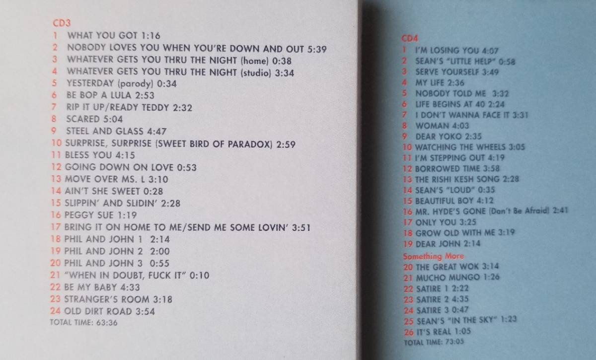 ジョン・レノン　アンソロジー　廃盤　CD Box　国内盤４枚組　I'm The Greatest _画像8