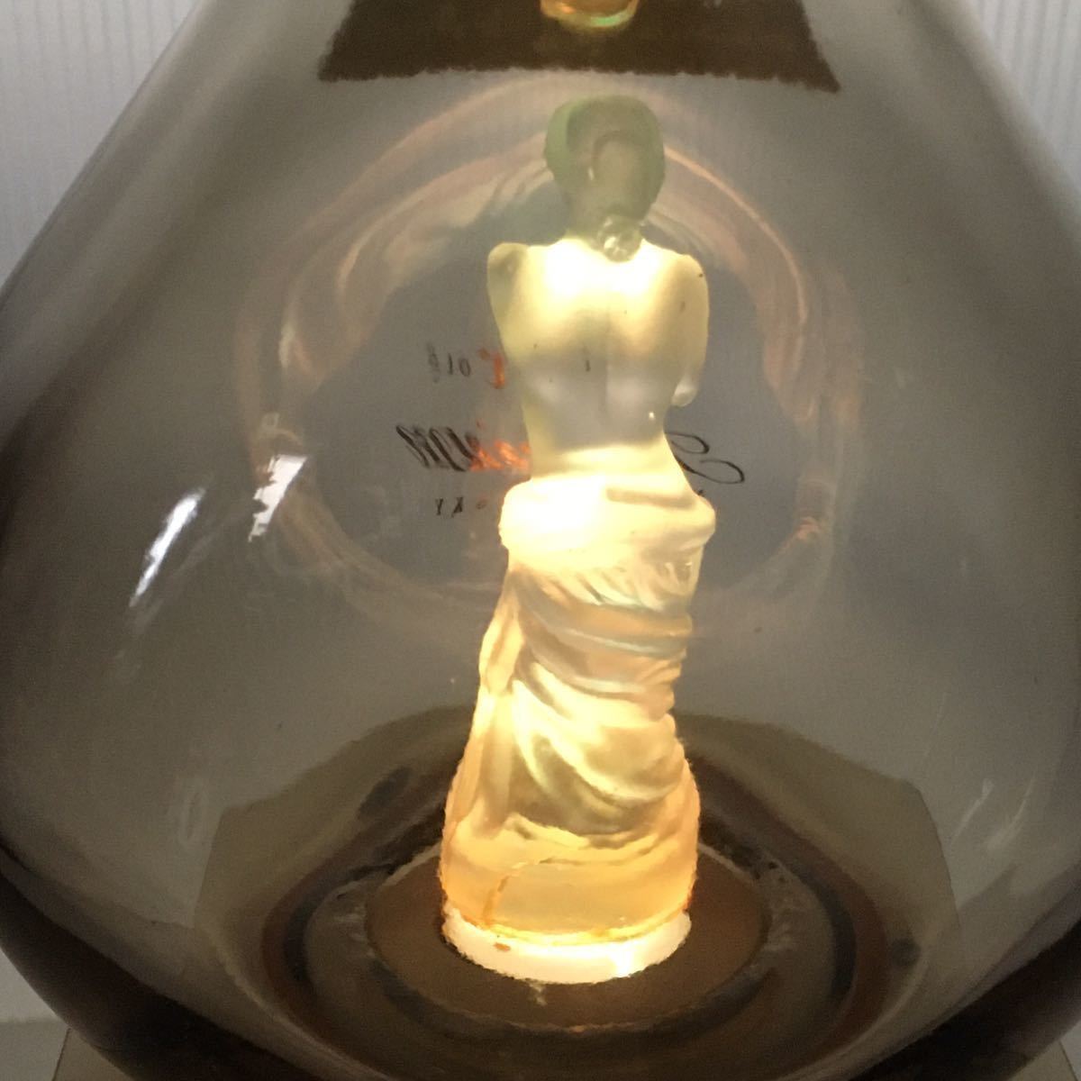 古い NIKKA ニッカ ランプ 検索 美しい ミロ ビーナス像 ヴィーナス 女神 綺麗 変色 ライト レトロ 照明器具 ウイスキー瓶 セクシ