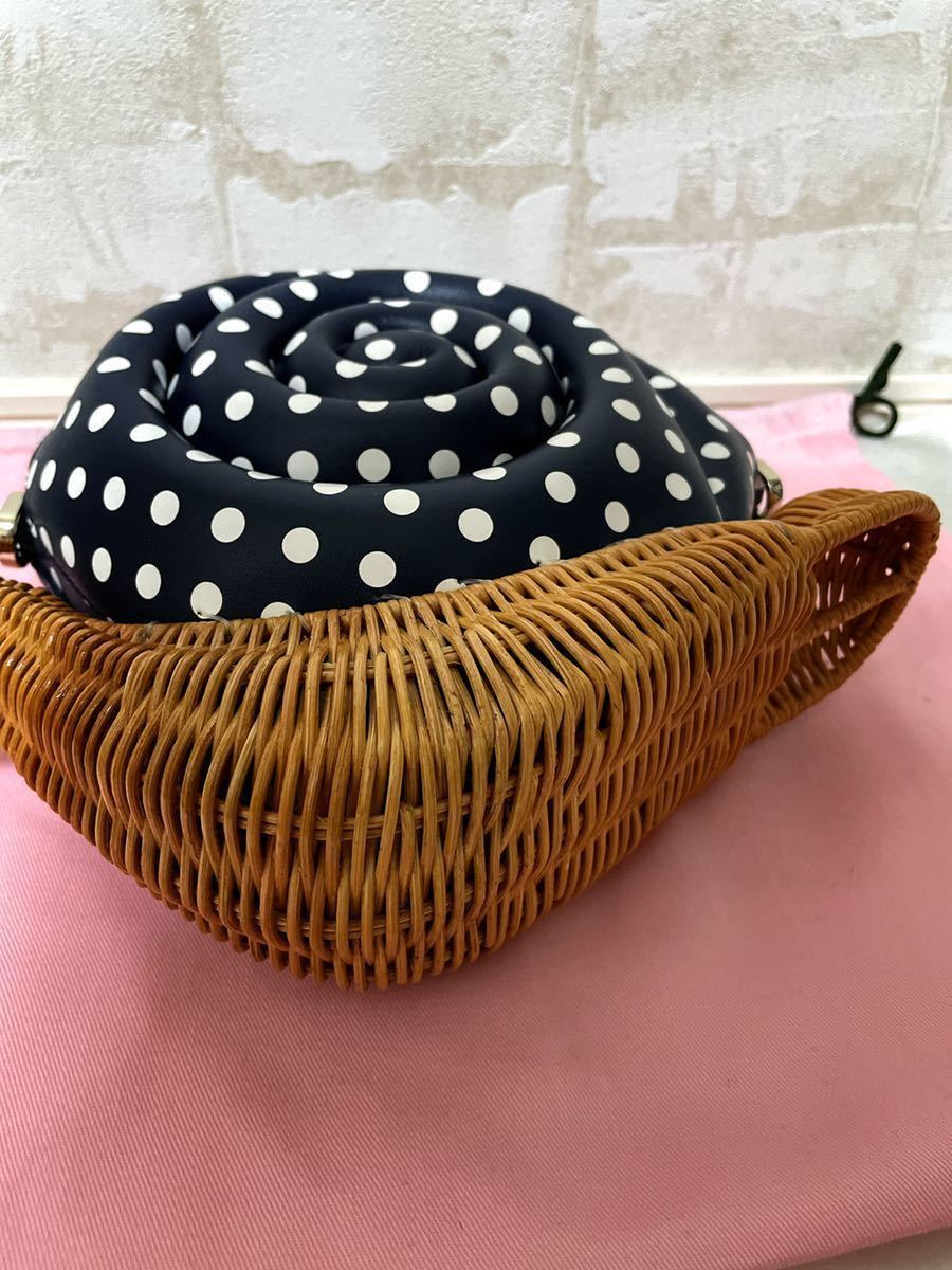  as good as new! beautiful goods!Kate spade Kate Spade 2way handbag rattan basket bag katatsumli shoulder bag 