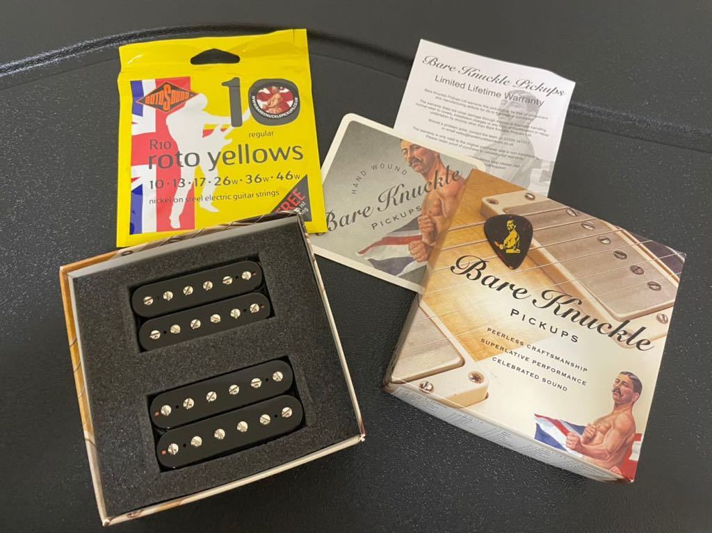 未使用品】Bare Knuckle Pickups Aftermath Set Black 50mm 53mm ベア