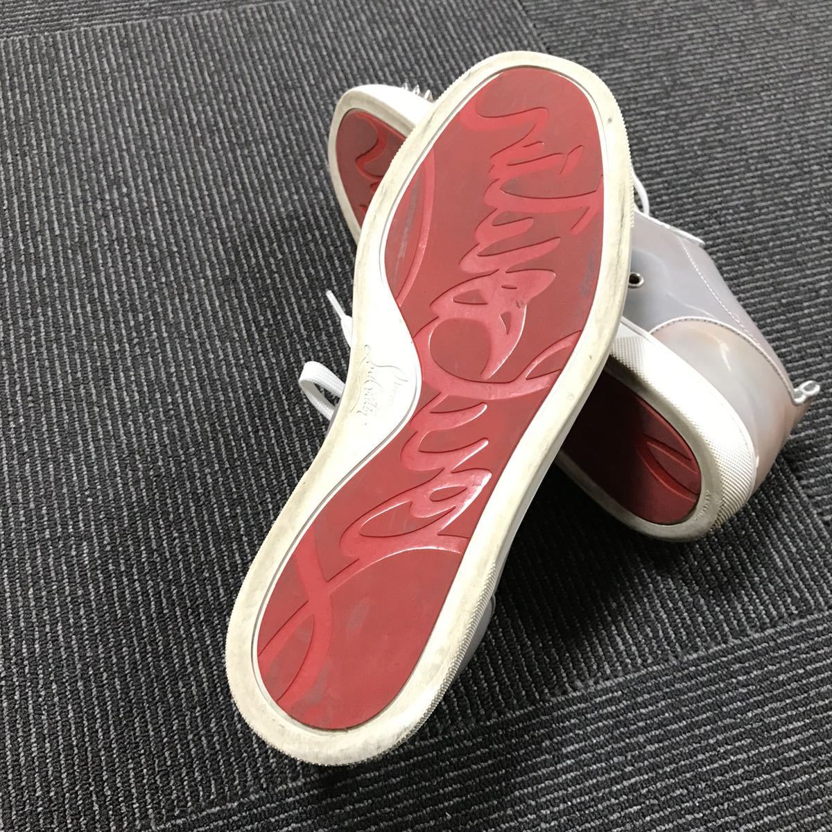ルブタン】本物 Louboutin 靴 26.5cm ルイスジュニア スパイク