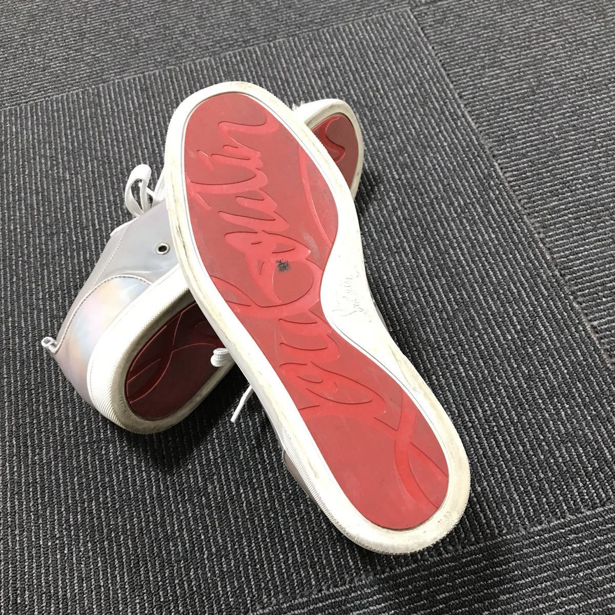 ルブタン】本物 Louboutin 靴 26.5cm ルイスジュニア スパイク