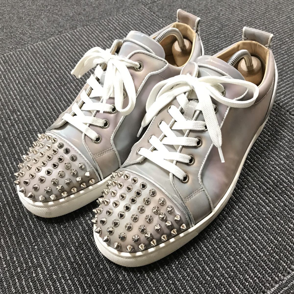 ルブタン】本物 Louboutin 靴 26.5cm ルイスジュニア スパイク