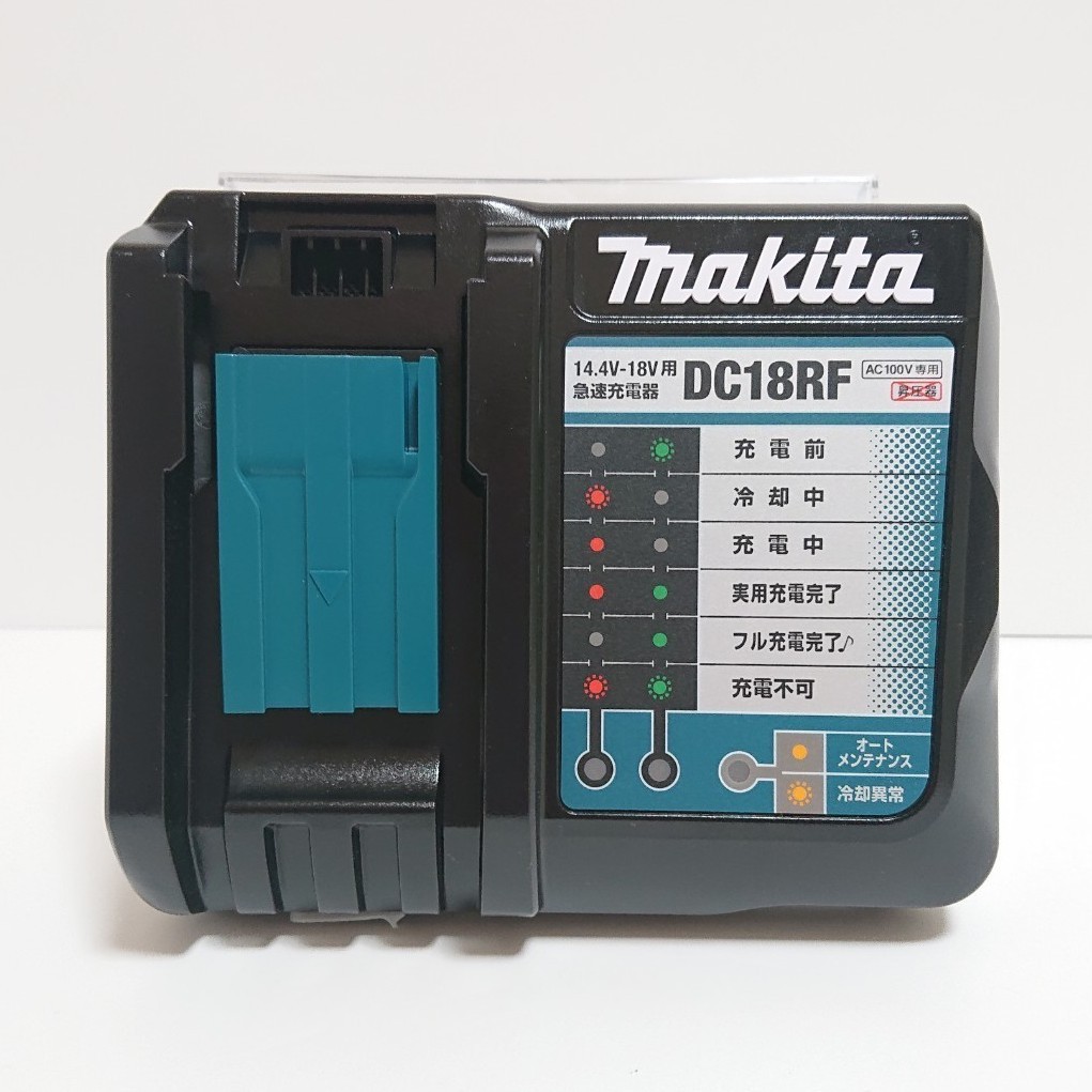 新品 Makitaマキタ18V純正 充電器DC18RF&バッテリーBL1860B-