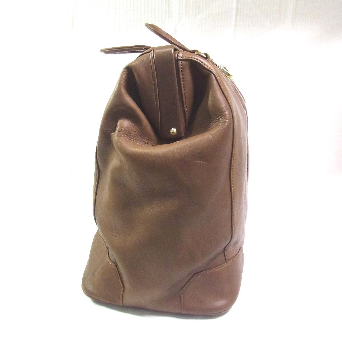 中古美品☆吉田カバン ドクターバッグ バロン☆PORTER レザー ボストンバッグ ブラウン ヴィンテージ?_画像5