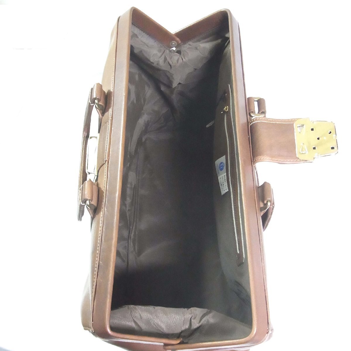 中古美品☆吉田カバン ドクターバッグ バロン☆PORTER レザー ボストンバッグ ブラウン ヴィンテージ?_画像6