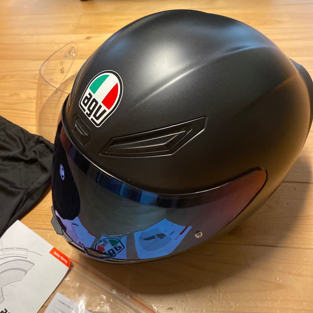 AGV X101 XL 新品未使用 マットブラック バイザー付-