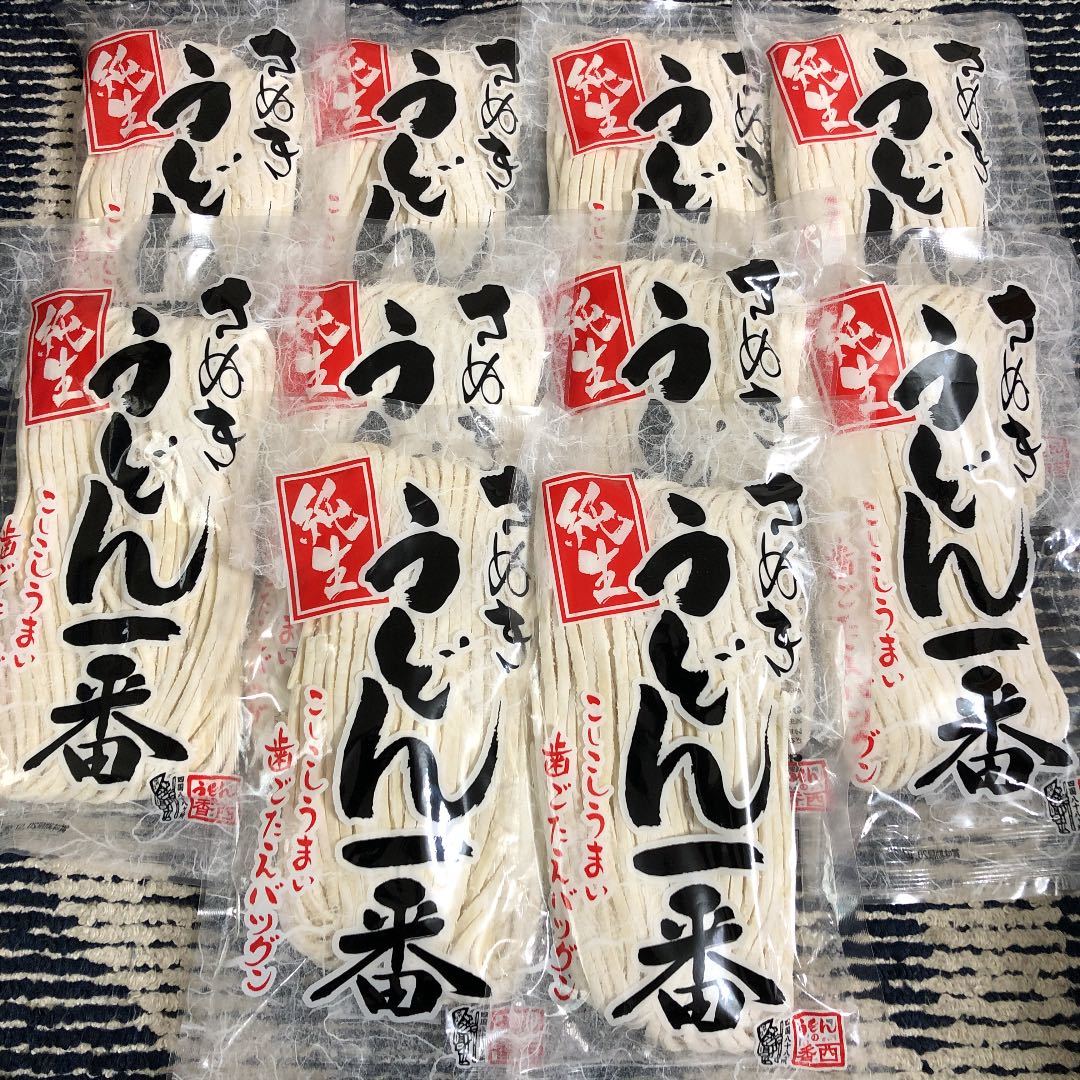 10 пакетиков Сануки удон 300 г × аутентичной префектуры Кагава