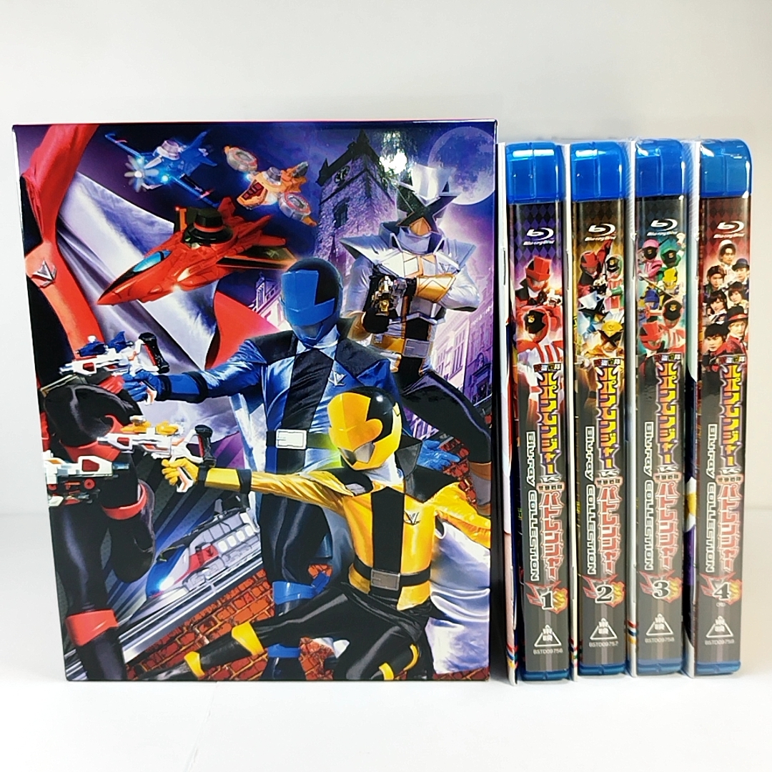 クーポンで5000円引　２本新品　快盗戦隊ルパンレンジャーVS警察戦隊パトレンジャー Blu-ray COLLECTION 全4巻セット 初回版 全巻収納BOX付_画像3