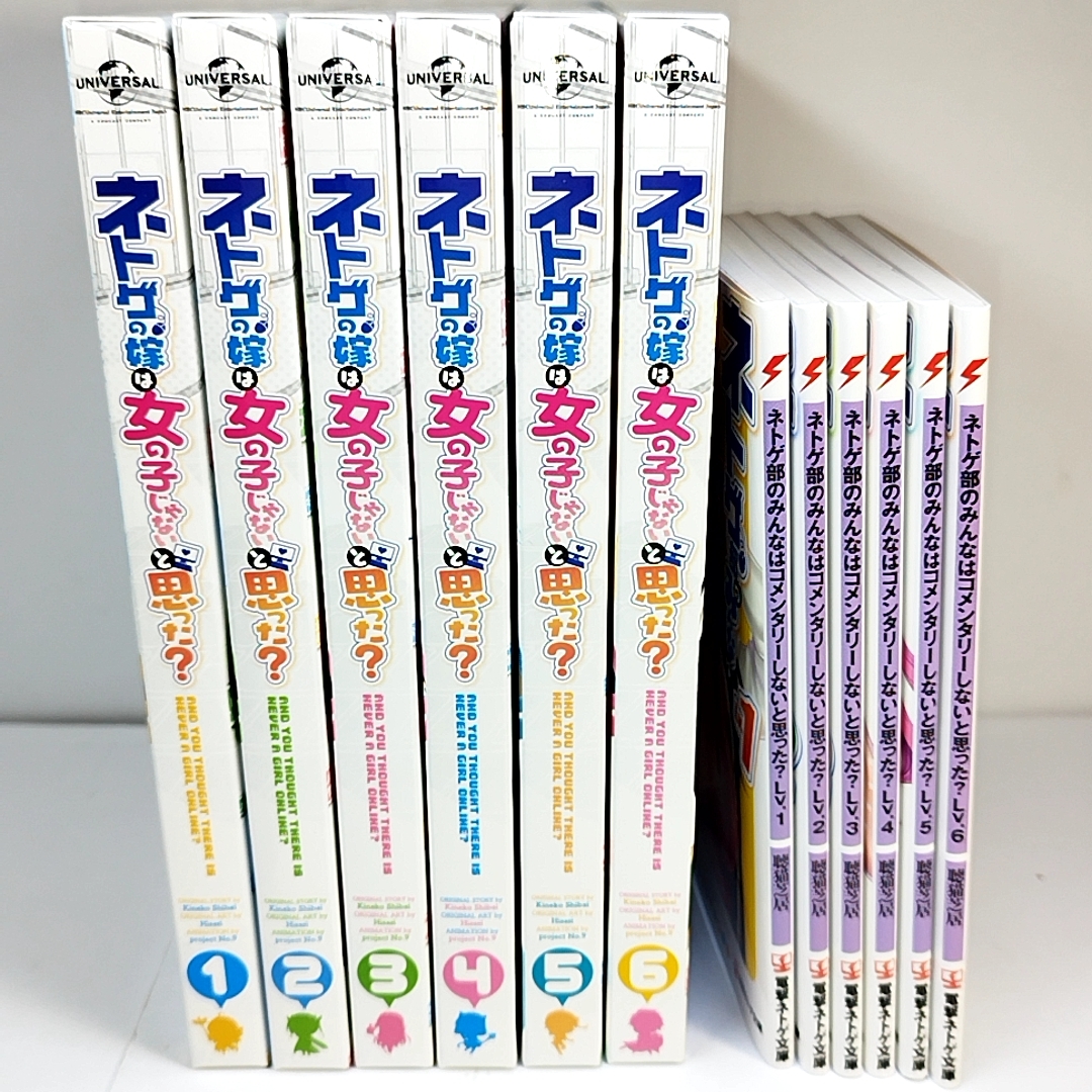 ネトゲの嫁は女の子じゃないと思った? Blu-ray Disc 初回限定版 全6巻セット 小説付