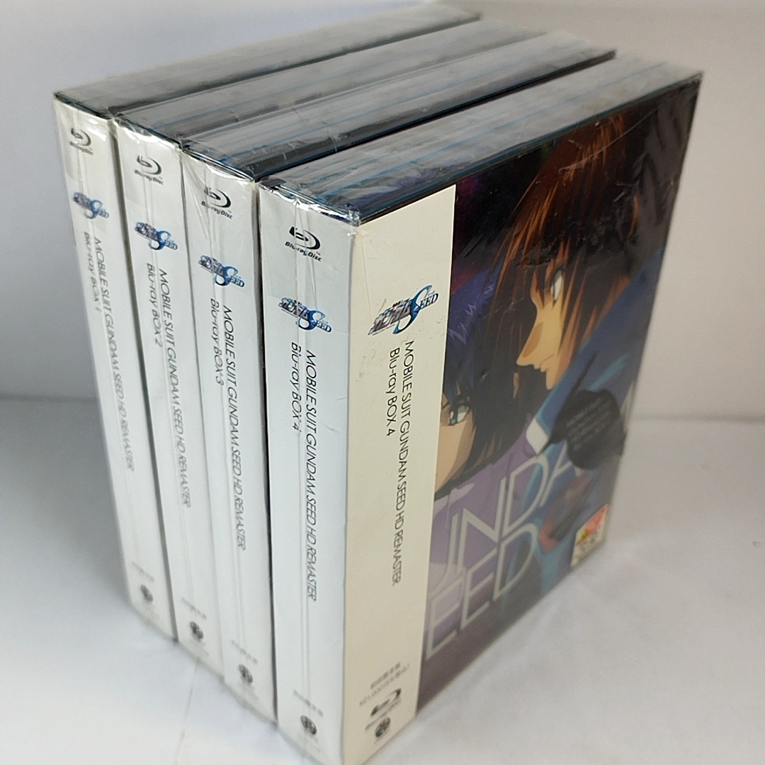 外袋付　特典全付　機動戦士ガンダムSEED シード HDリマスター Blu-ray BOX 初回限定版 全4BOXセット