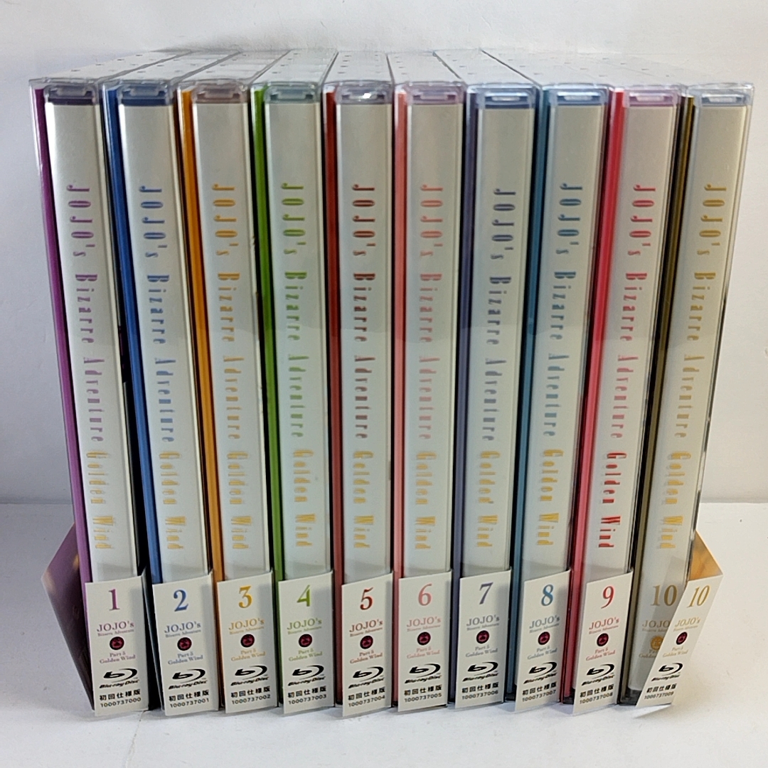 美品 ジョジョの奇妙な冒険 黄金の風 初回仕様版 Blu-ray全10巻セット 5部 box可能 | www.mcttt.gov.fj