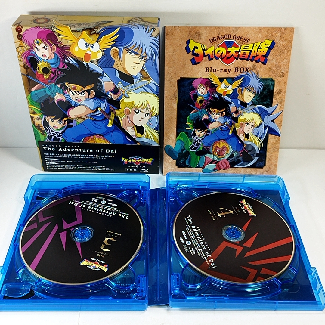  первоначальная версия вне пакет есть Blu-ray Dragon Quest большой. большой приключение DRAGON QUEST The Adventure of Dai Blu-ray BOX*6 листов комплект комплект *
