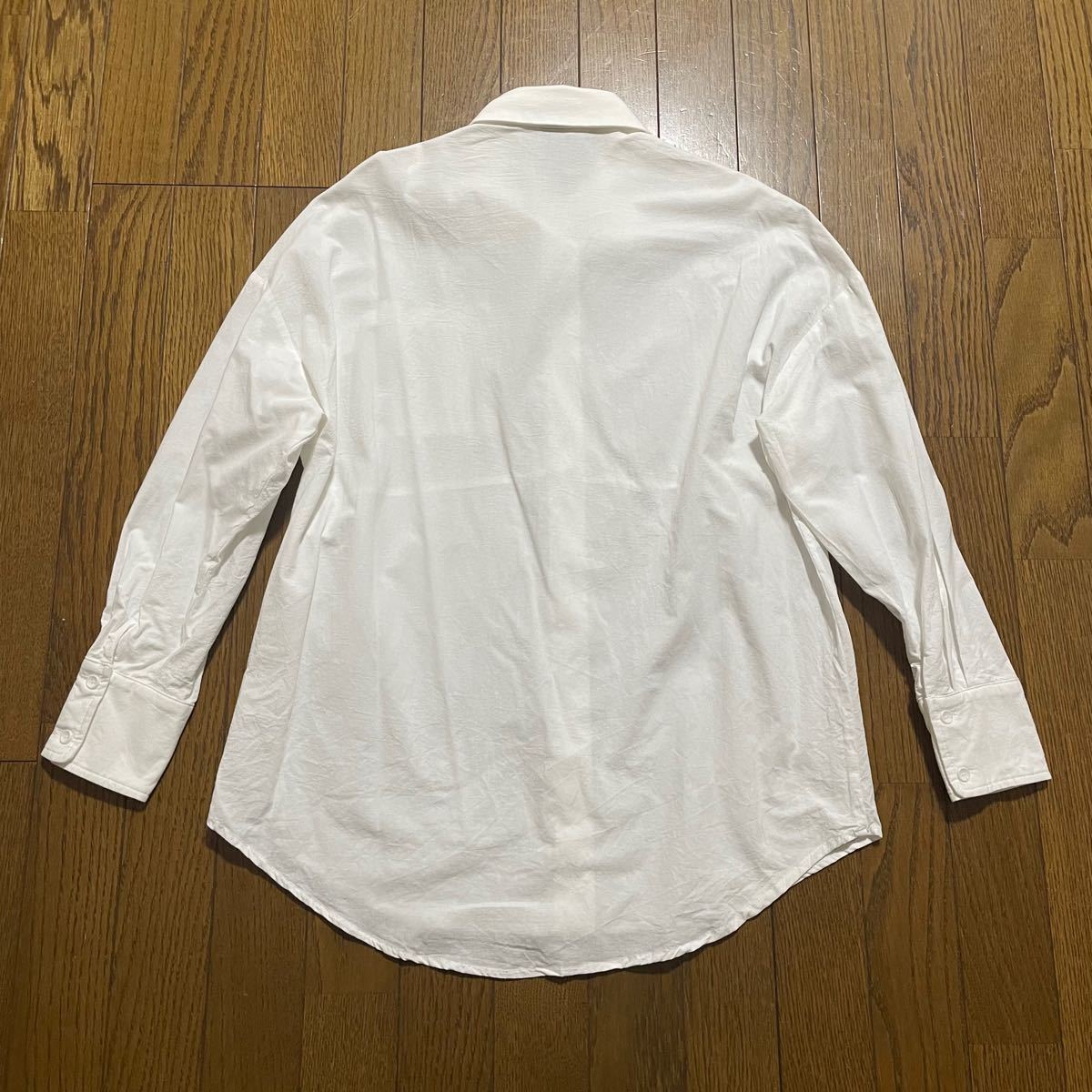 SHEIN オーバーサイズ シャツ ワンピース S ホワイト