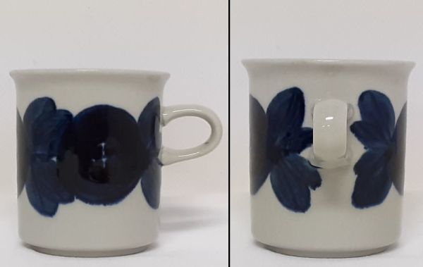 sa/ 希少 1971-75 手書き 旧ロゴ ARABIA anemone コーヒー カップ＆ソーサー オリジナル ヴィンテージ ウラ・プロコッペ ②　/DY-0638 1F_画像4