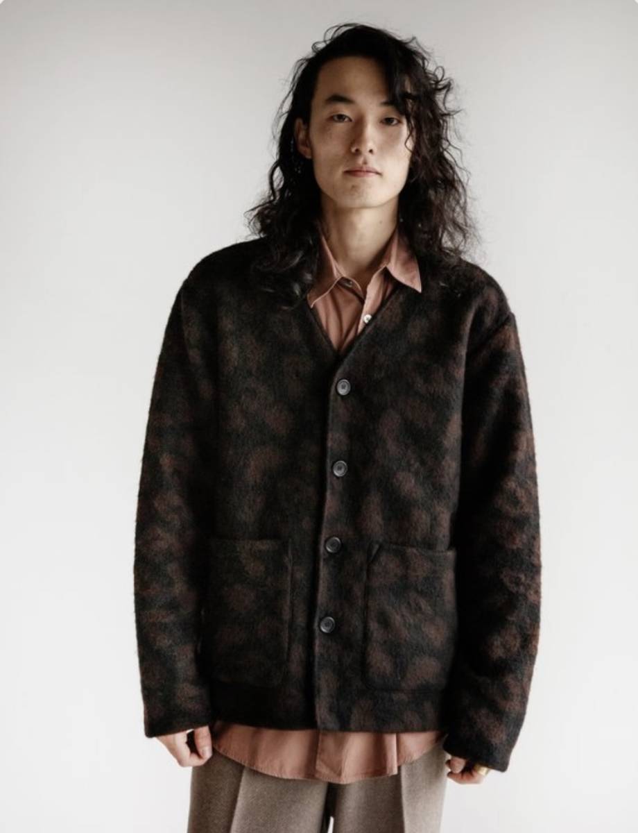 our legacy mohair leopard cardign | alfasaac.com